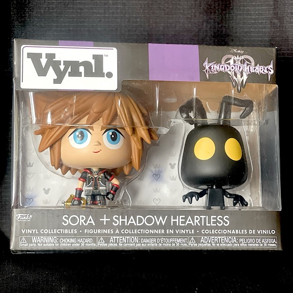 Funko Vynl Kingdom Hearts SORA + SHADOW HEARTLESS Disney Square Enix Figure Set - Picture 1 of 1